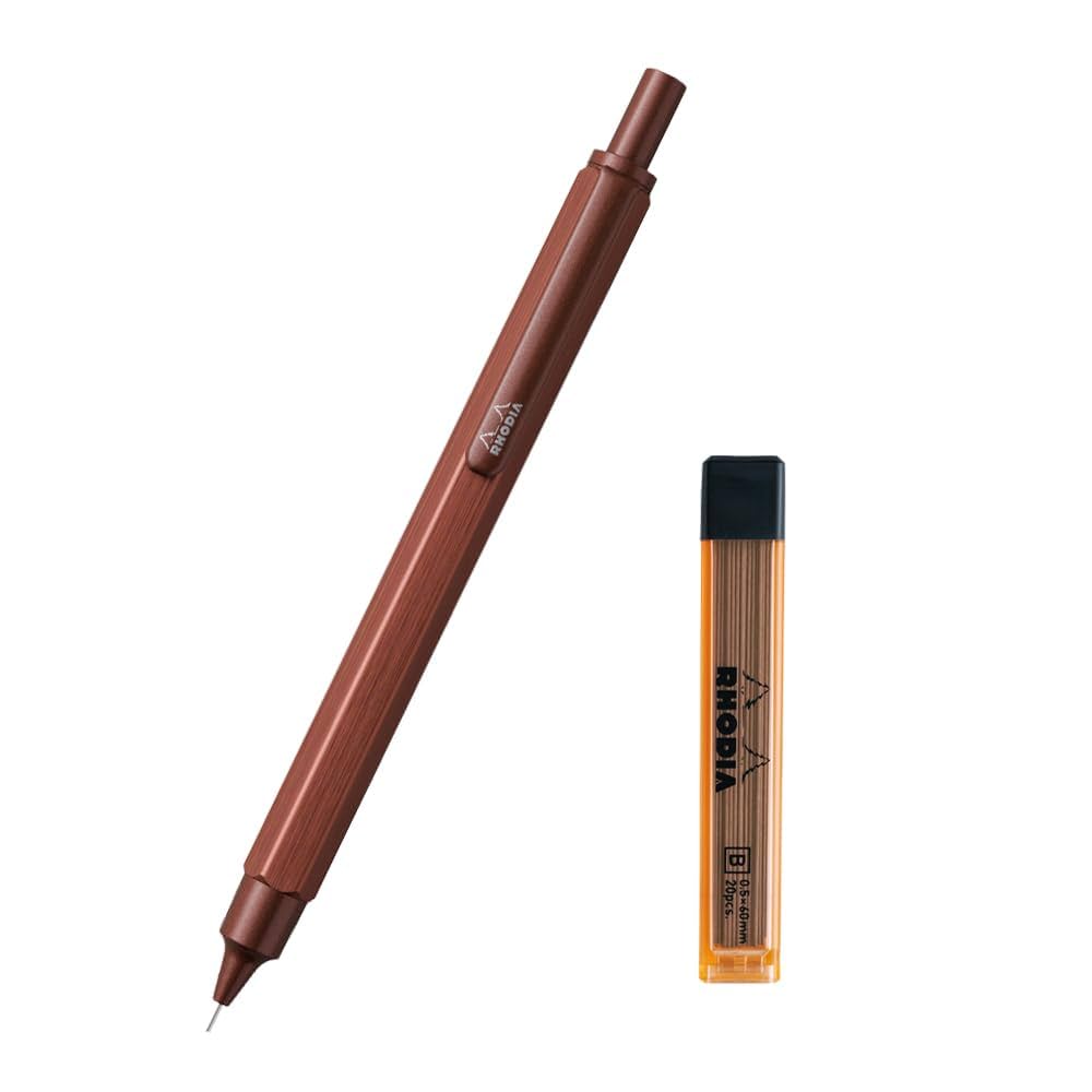 【限定色】ロディア　シャープペン　ブラウン 楽天市場】ロディア スクリプト シャープペンシル マロン